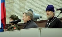 Анатолий Локоть принял участие в митинге мобилизованных воинов-сибиряков